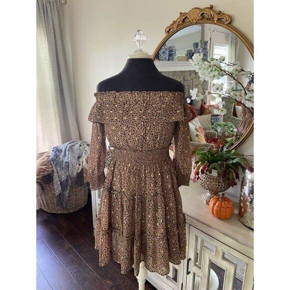 THML Animal Print Cocktail Dress (SMALL) NWOT - Picture 1 of 4